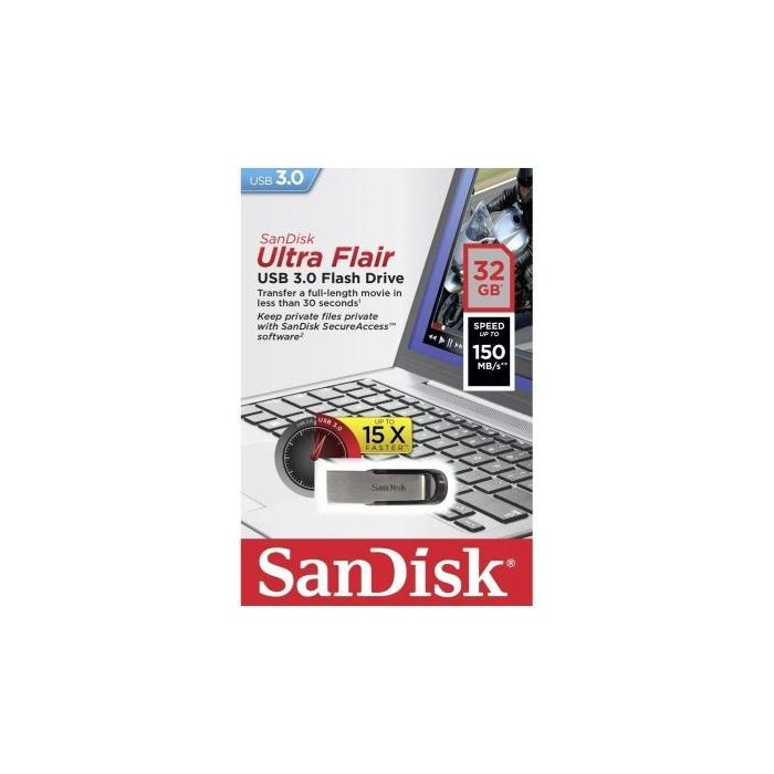 USB флеш накопичувач SanDisk 32GB Ultra Flair USB 3.0 (SDCZ73-032G-G46)