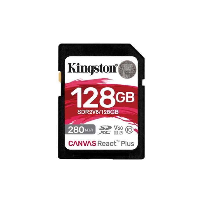 Карта пам'яті Kingston 128GB SDXC class 10 UHS-II U3 Canvas React Plus (SDR2V6/128GB)