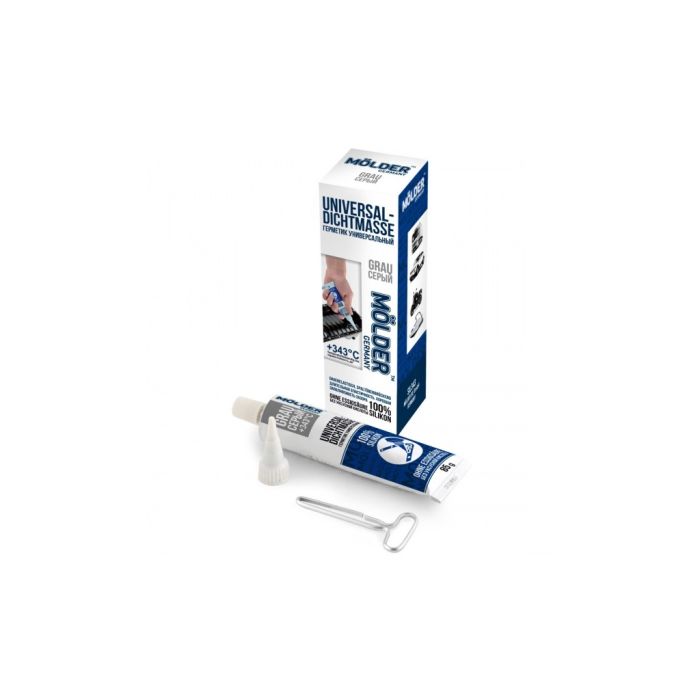 Герметик автомобільний MOLDER UNIVERSAL-DICHTMASSE GRAU 85г +343С (SIL343)
