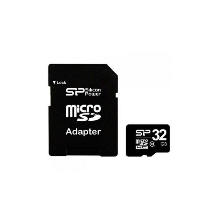 Карта пам'яті Silicon Power 32Gb microSDHC class 10 (SP032GBSTH010V10SP)