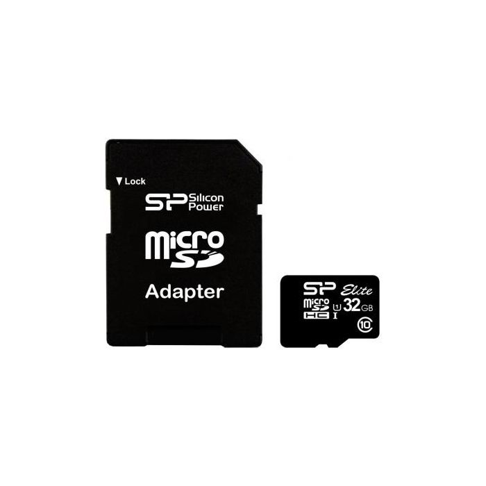 Карта пам'яті Silicon Power 32GB microSD Class 10 UHS-ISDR (SP032GBSTHBU1V10SP)