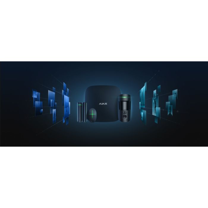 Комплект охоронної сигналізації Ajax StarterKit Cam HDR black