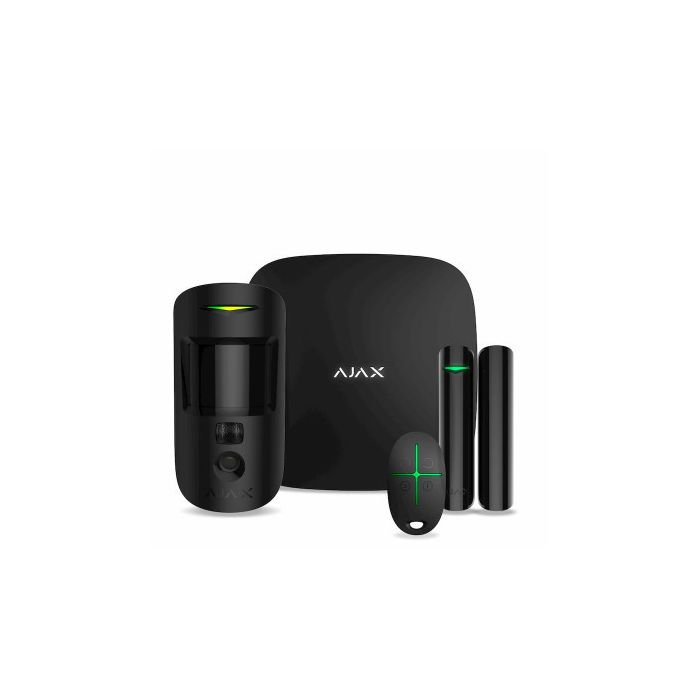 Комплект охоронної сигналізації Ajax StarterKit Cam Plus чорна
