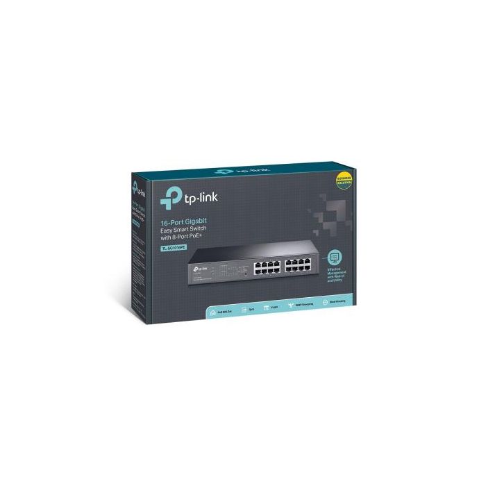 Комутатор мережевий TP-Link TL-SG1016PE