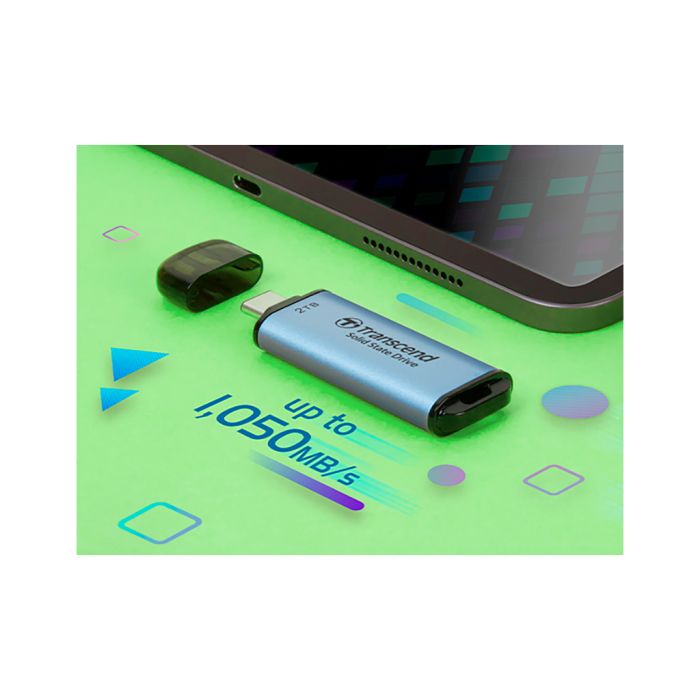 Накопичувач SSD USB Type-C 1TB ESD300 Transcend (TS1TESD300C)