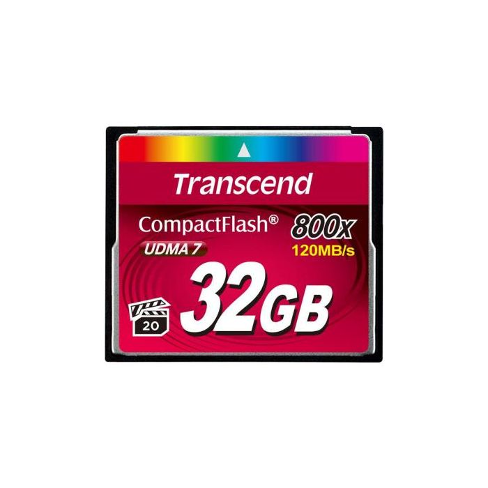 Карта пам'яті Transcend 32GB 800x (TS32GCF800)