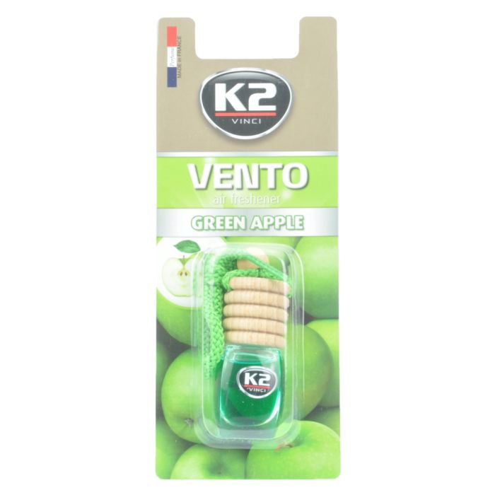 Ароматизатор для автомобіля K2 VINCI VENTO SOLO REFILL GREEN APPLE 8ML (V402)