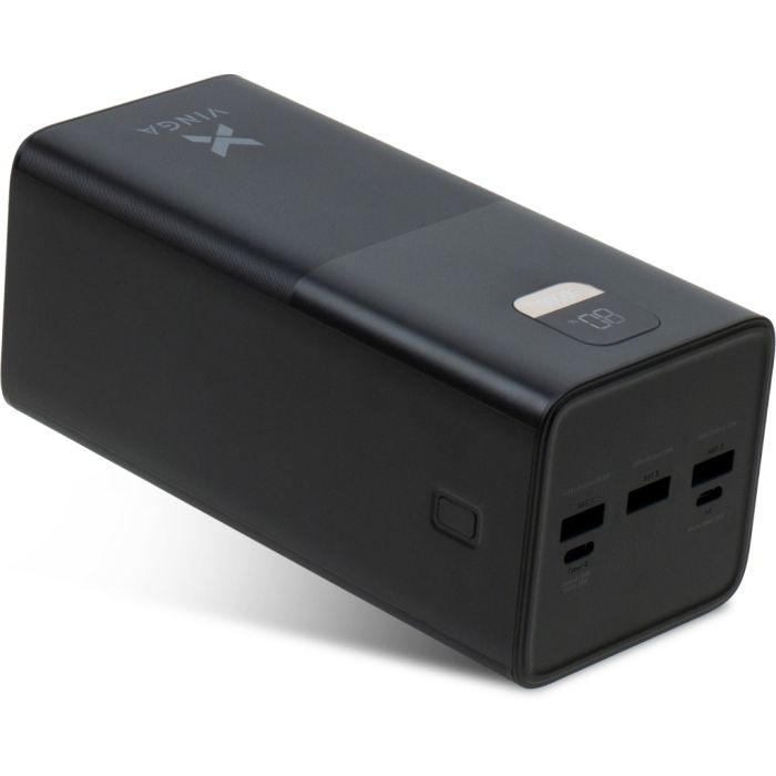 Батарея універсальна Vinga 50000 mAh 22.5W Display Black (VPBB5022)