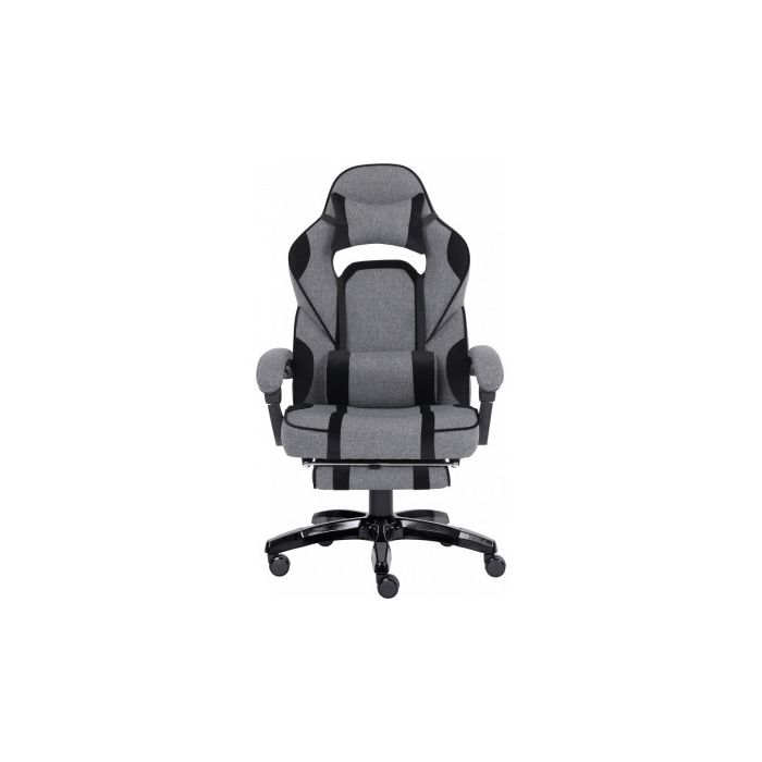 Крісло ігрове GT Racer X-2749-1 Gray/Black Suede (X-2749-1 Fabric Gray/Black Suede)