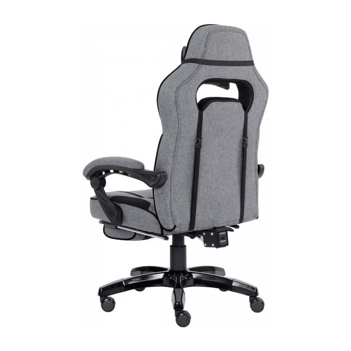 Крісло ігрове GT Racer X-2749-1 Gray/Black Suede (X-2749-1 Fabric Gray/Black Suede)