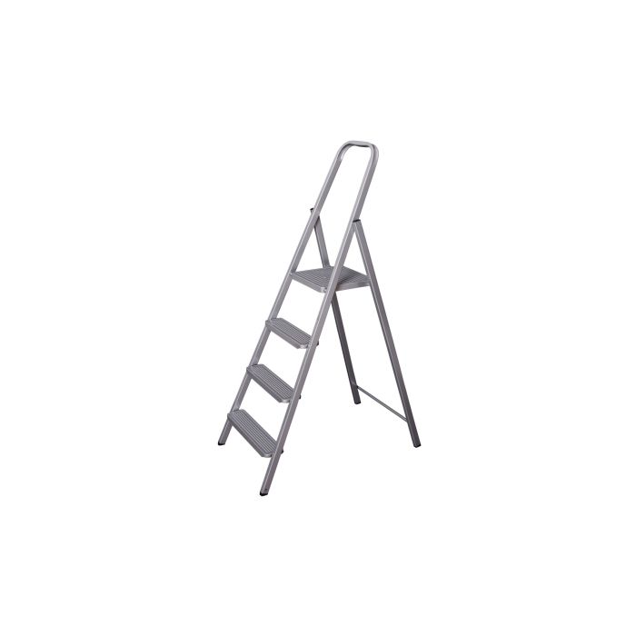Драбина Eurogold зварна 4-х сходинкова GREY, 156х49х9см, Арт.214 (ЕГ-214 GREY)