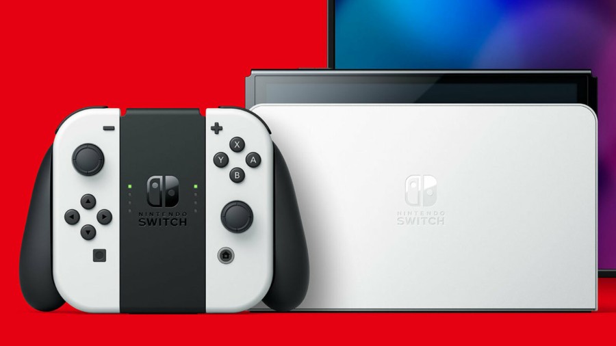 Ігрова консоль Nintendo Switch OLED (біла) (45496883386)