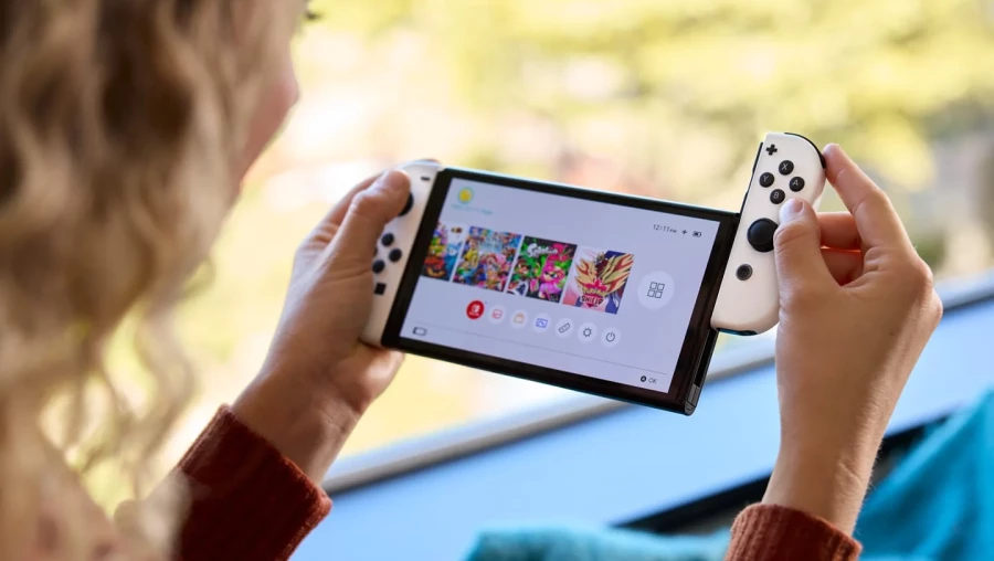 Ігрова консоль Nintendo Switch OLED (біла) (45496883386)