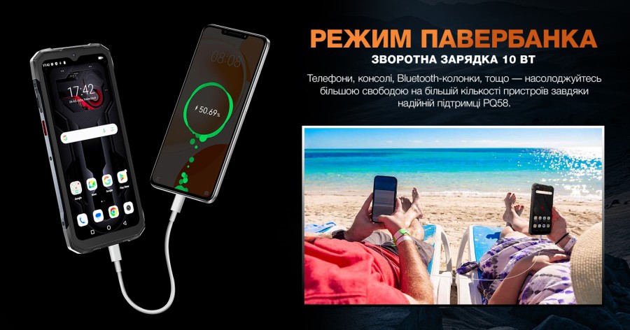 Мобільний телефон Sigma X-treme PQ58 Black (4827798767115)