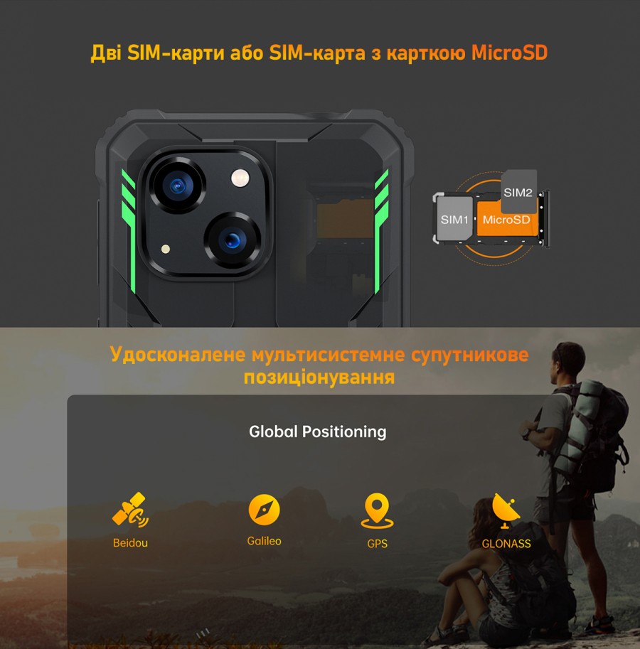 Мобільний телефон OUKITEL G2 4/64GB Black (6931940757744)