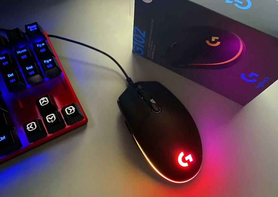 Мишка Logitech G102 Lightsync USB Blue (910-005801)