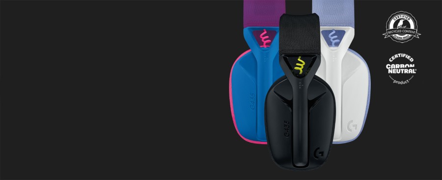 Навушники Logitech G435 Lightspeed Wireless Gaming Headset Black (981-001050)