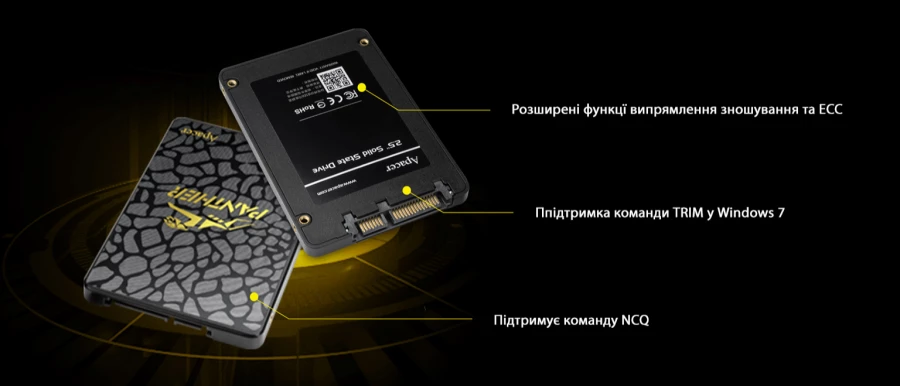 Накопичувач SSD 2.5" 240GB Apacer (AP240GAS340G-1)