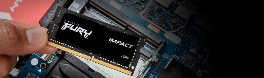 Модуль пам'яті для ноутбука SoDIMM DDR4 16GB 3200 MHz Impact Kingston Fury (ex.HyperX) (KF432S20IB/16)
