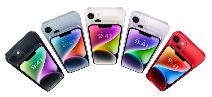 Мобільний телефон Apple iPhone 14 256GB Starlight (MPW43)