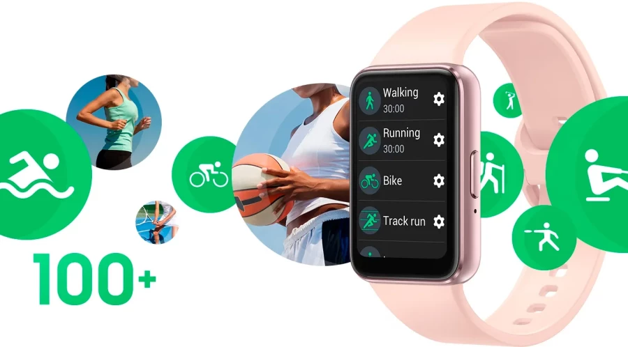 Фітнес браслет Samsung Galaxy Fit3 SM-R390 Grey (SM-R390NZAASEK)
