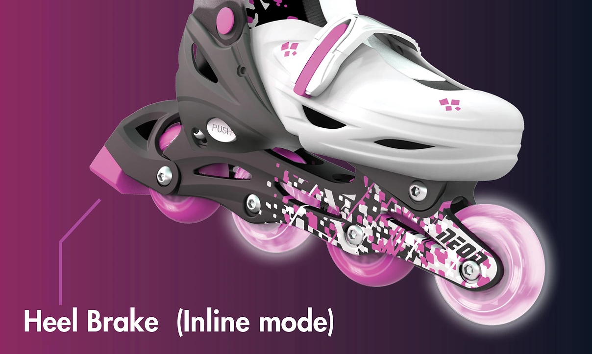 Роликові ковзани Neon Combo Skates Бірюзовий (Розмір 34-37)