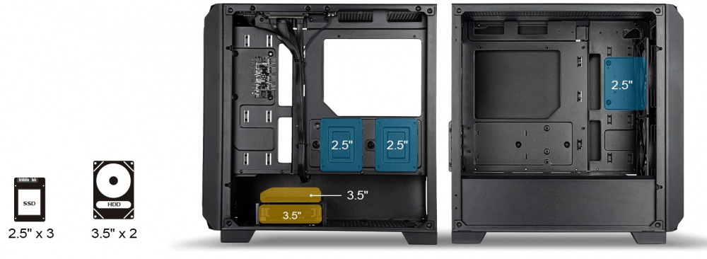 Корпус SilverStone FARA FA312Z-BG (SST-FA312Z-BG)