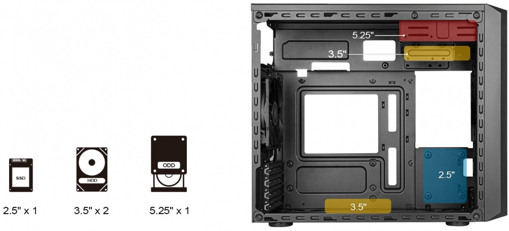 Корпус SilverStone FARA FA311-B (SST-FA311-B)