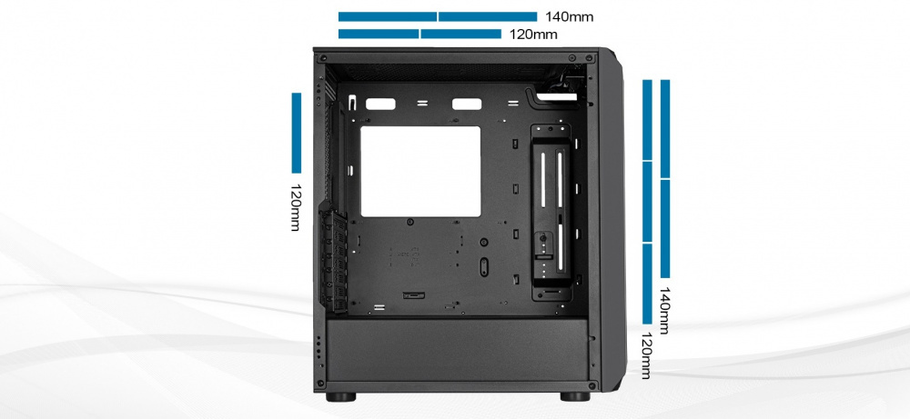 Корпус SilverStone FARA FA511Z-BG (SST-FA511Z-BG)