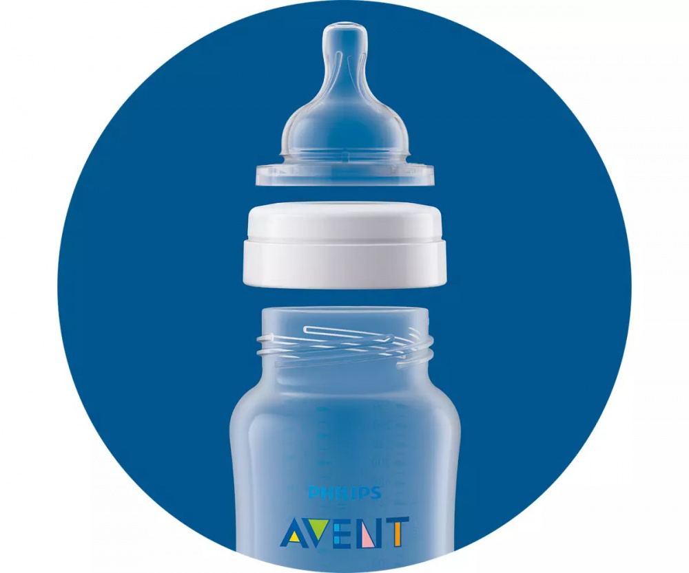 Бутылочка Philips Avent для кормления Анти-колик, 125 мл, 1 шт.