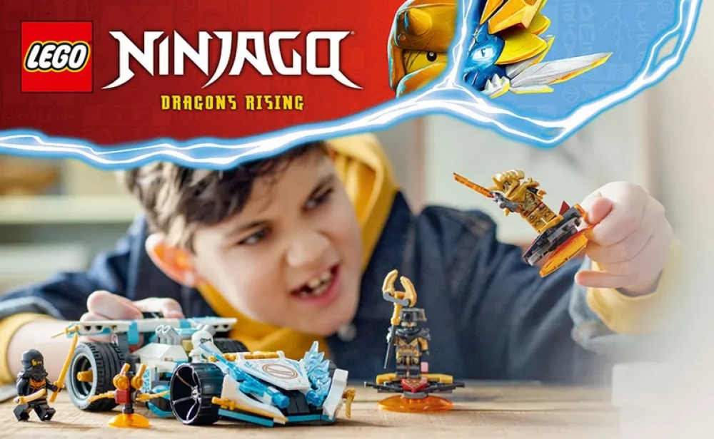 LEGO 71791 Ninjago Сила дракона Зейна: Гоночний автомобіль Кружитцу