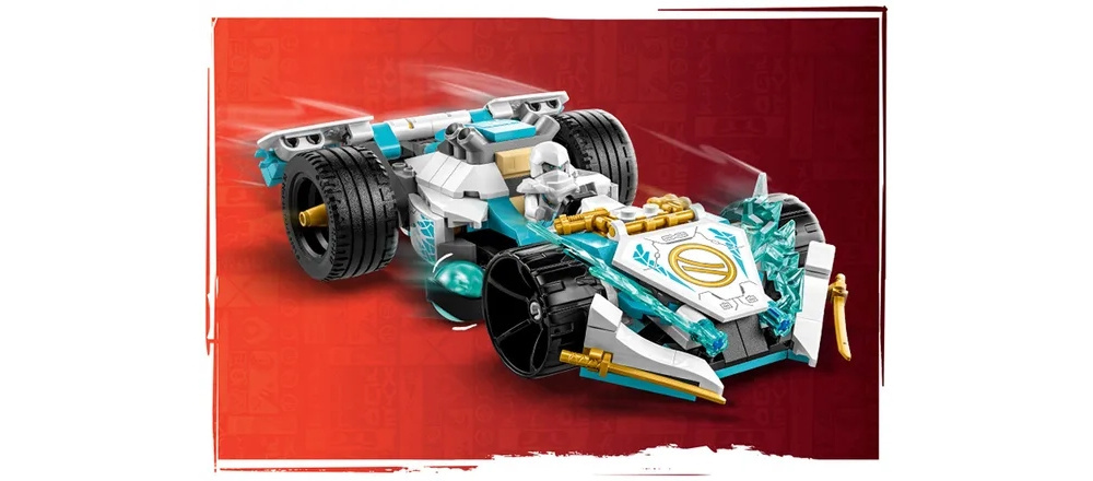 LEGO 71791 Ninjago Сила дракона Зейна: Гоночний автомобіль Кружитцу