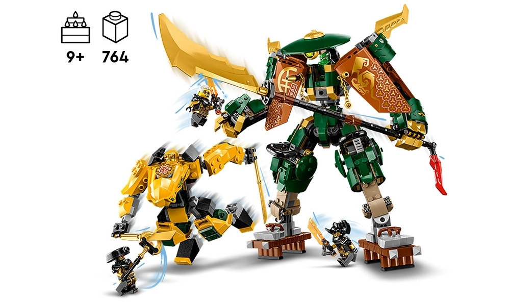 LEGO 71794 Ninjago Командні роботи ніндзя Ллойда та Арін