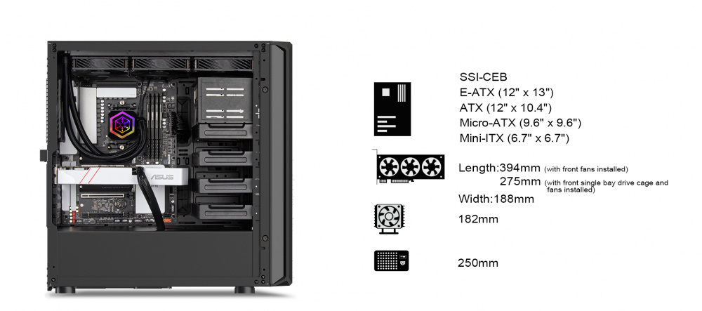 Корпус SilverStone SETA SED1-B (SST-SED1-B)