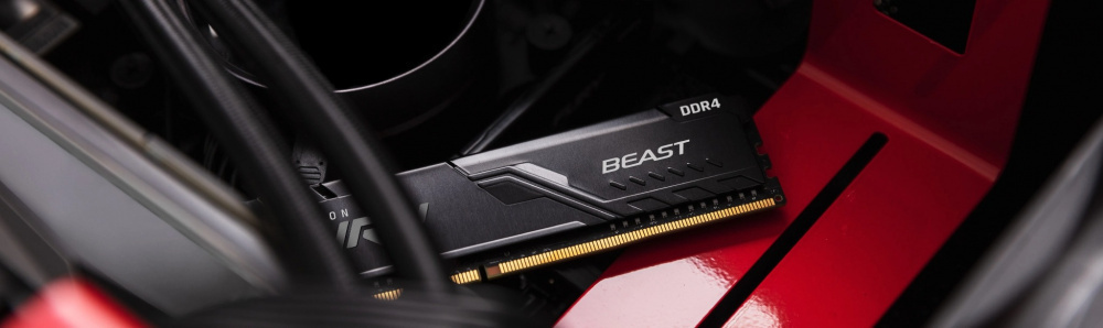 Пам’ять ПК Kingston DDR4 32GB KIT (16GBx2) 3733 FURY Beast Black (KF437C19BB1K2/32)