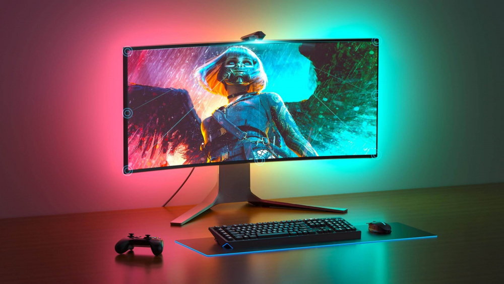 Набір адаптивного підсвічування Govee H604B DreamView G1 Gaming Light 24-29« RGB Сірий (B604B311)