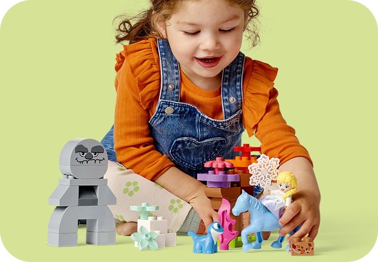 LEGO 10418 DUPLO Disney Эльза и Бруни в Заколдованом лесу