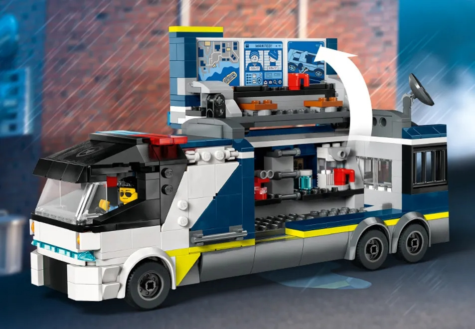 LEGO City Передвижная полицейская криминалистическая лаборатория 60418