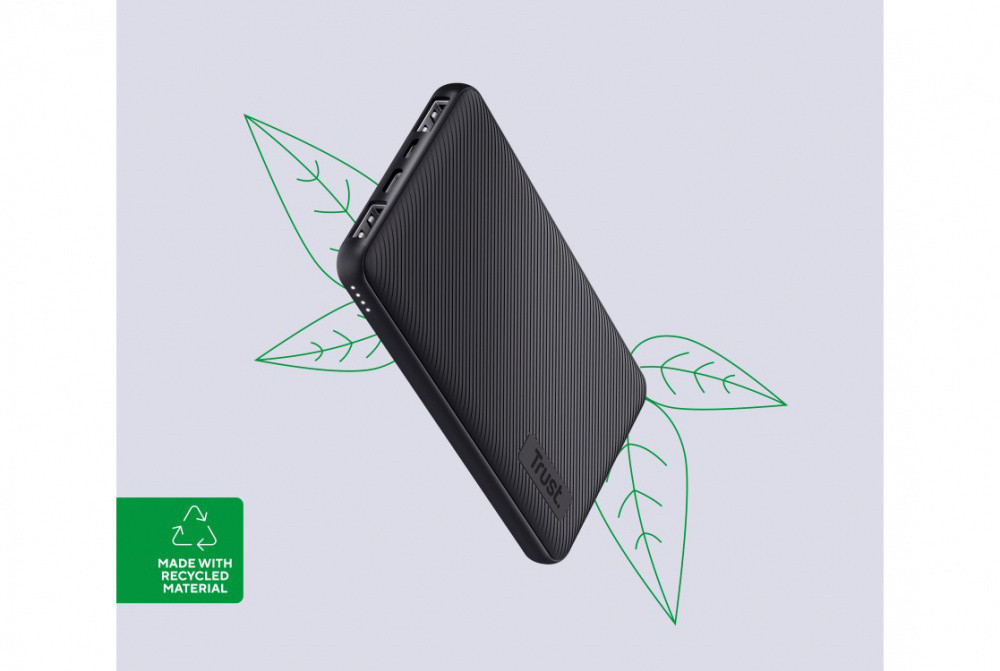 Портативний акумулятор Trust Primo Eco 10000 mAh Black (24678_TRUST)