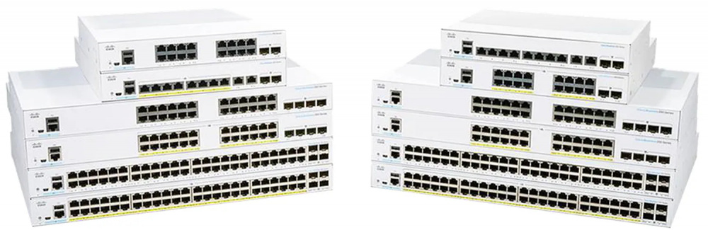 Комутатор Cisco CBS350 Managed 16-port GE, 2x1G SFP (CBS350-16T-2G-EU)