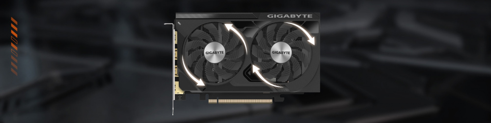 Відеокарта GIGABYTE GeForce RTX 4060 8GB GDDR6 WINDFORCE OC (GV-N4060WF2OC-8GD)