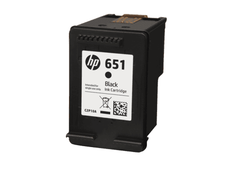 Картридж струйный HP No.651 DJ Ink Advantage 5575/5645/OfficeJet 202 Black, 600 стр. (C2P10AE)