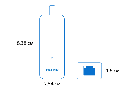 Мережевий адаптер TP-LINK UE300 USB3.0 (UE300)