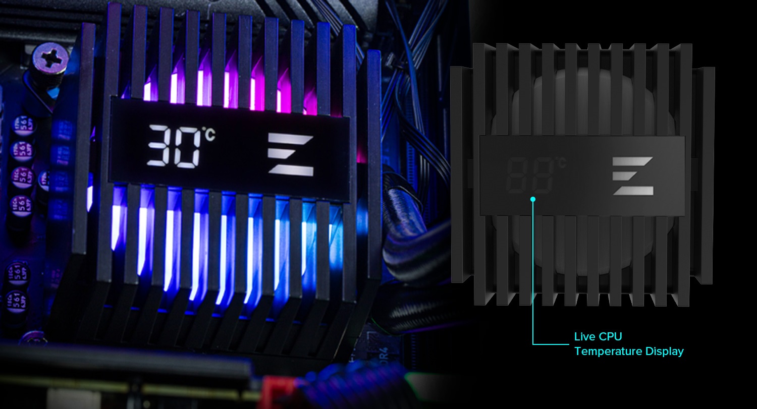 Система рідинного охолодження Zalman Alpha 2 A24 ARGB, LGA1700, 1200, 115x, AM5, AM4, TDP 320W, білий