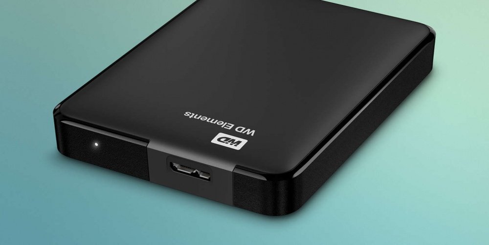 Жорсткий диск WD 2.5 USB 3.0 1TB 5400rpm Elements Portable (WDBUZG0010BBK-WESN)