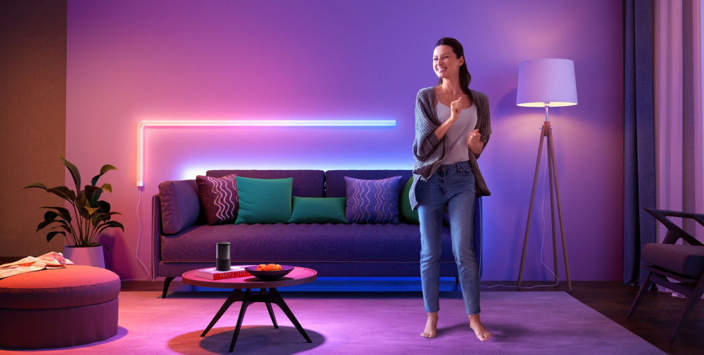 Набір настінних світильників Govee H6062 Glide RGBIC Wall Light (6+1) RGB (B6062301)