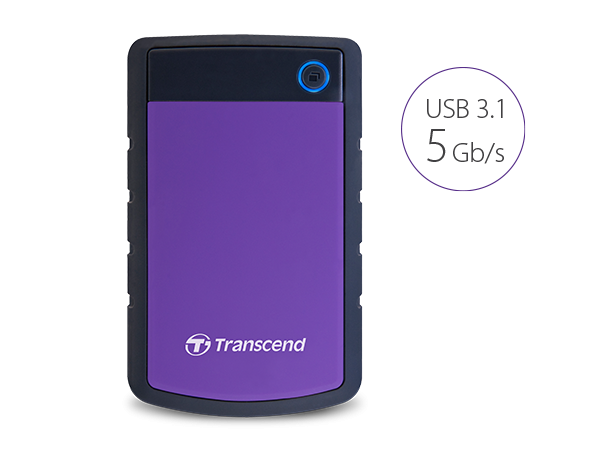 Жорсткий диск TRANSCEND StoreJet 2.5″ USB 3.1 4TB Gen1 серія H Blue (TS4TSJ25H3B)