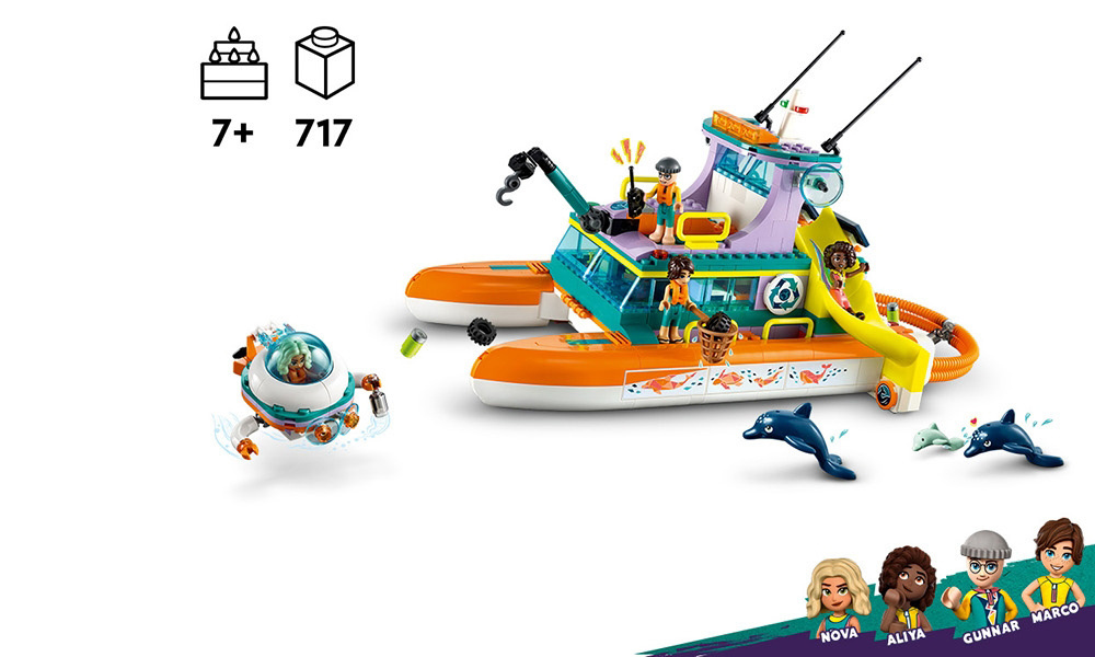 LEGO 41734 Friends Човен морської рятувальної бригади