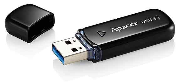 Накопичувач USB 3.0 APACER AH355 64GB Black (AP64GAH355B-1)