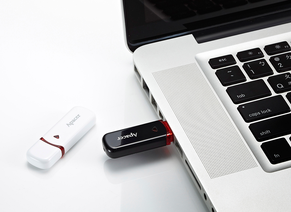 Накопичувач USB 2.0 APACER AH333 64GB White (AP64GAH333W-1)